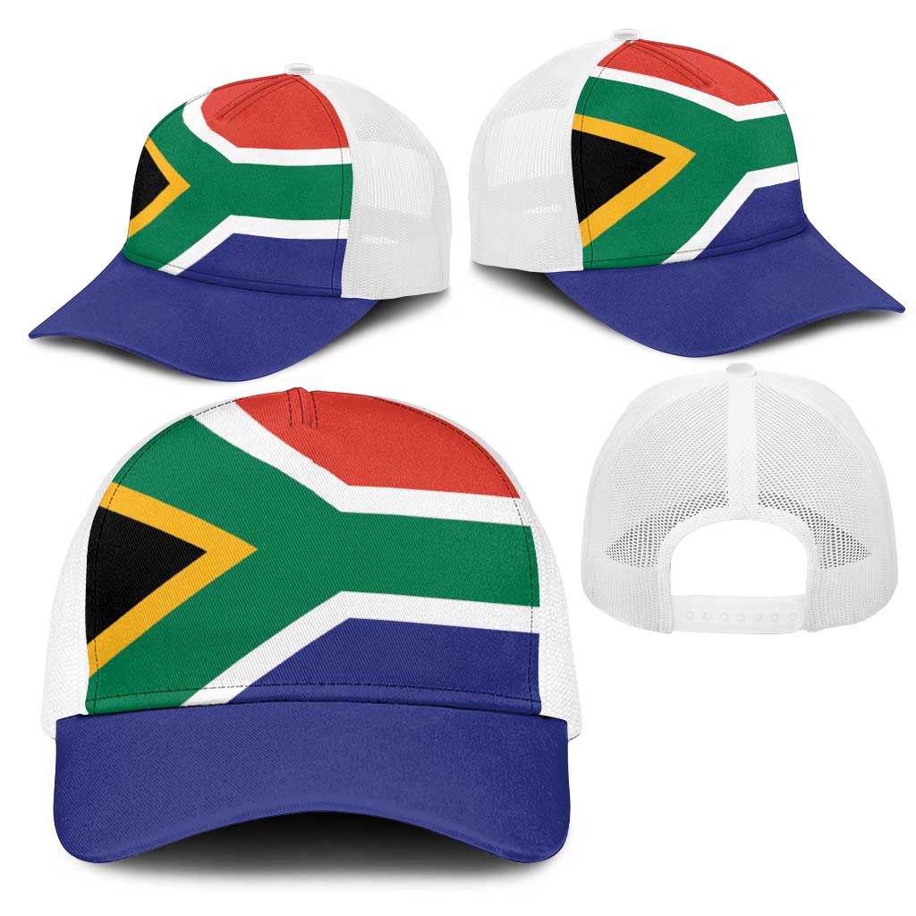 South Africa Baseball Net Cap Flag Color Inspiration - African Pride