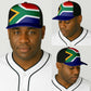 South Africa Baseball Net Cap Flag Color Inspiration - African Pride