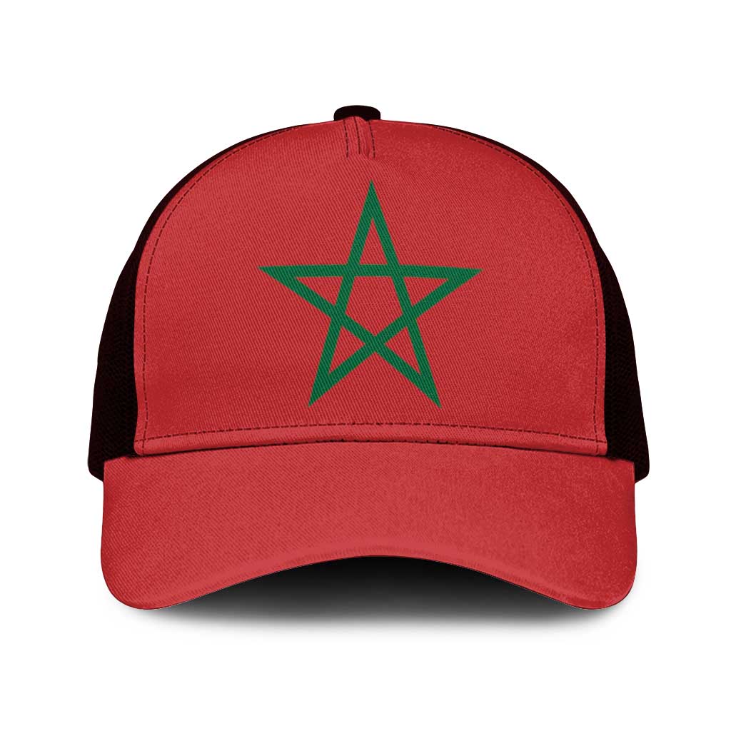 Morocco Mesh Trucker Cap Flag Color Inspiration - African Pride