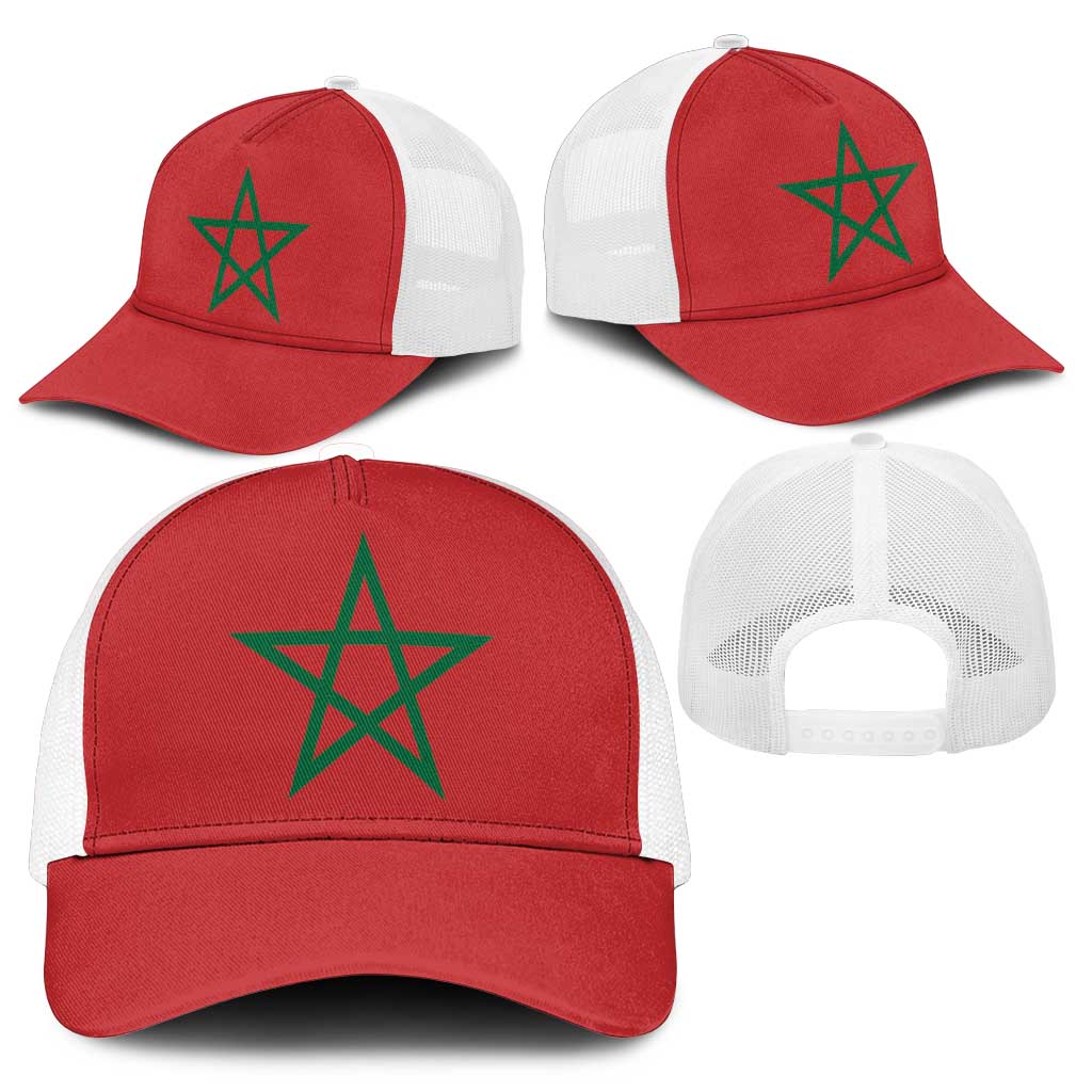 Morocco Mesh Trucker Cap Flag Color Inspiration - African Pride