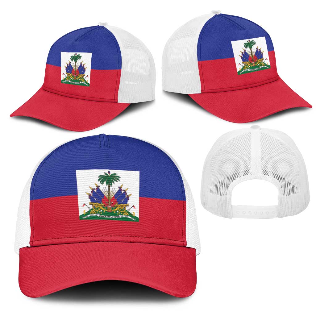 Haiti Baseball Net Cap Flag Color Inspiration - African Pride