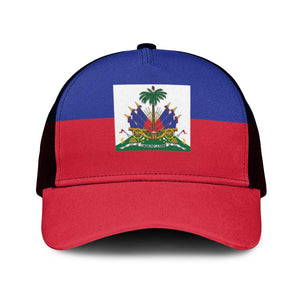 Haiti Mesh Trucker Cap Flag Color Inspiration - African Pride