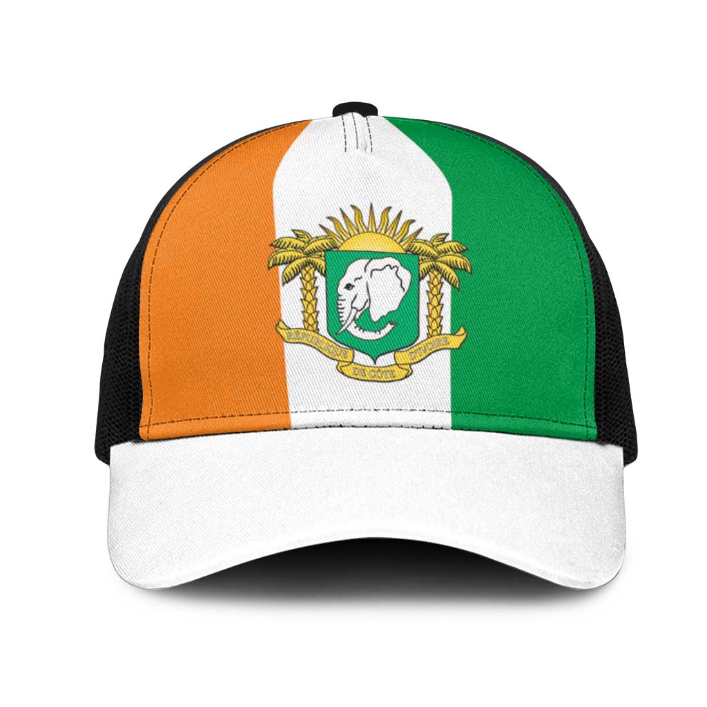 Ivory Coast Baseball Net Cap Flag Color Inspiration - African Pride