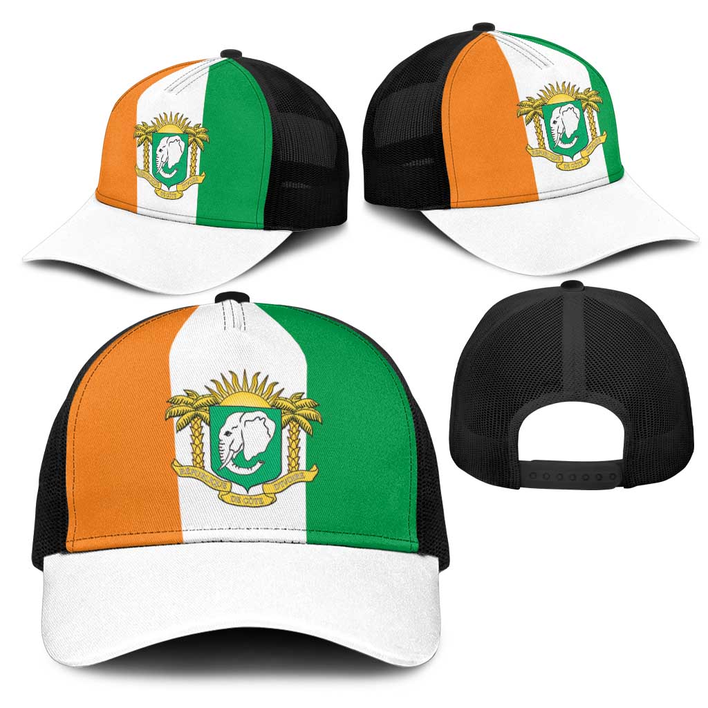 Ivory Coast Baseball Net Cap Flag Color Inspiration - African Pride