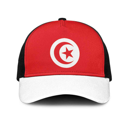 Tunisia Baseball Net Cap Flag Color Inspiration - African Pride