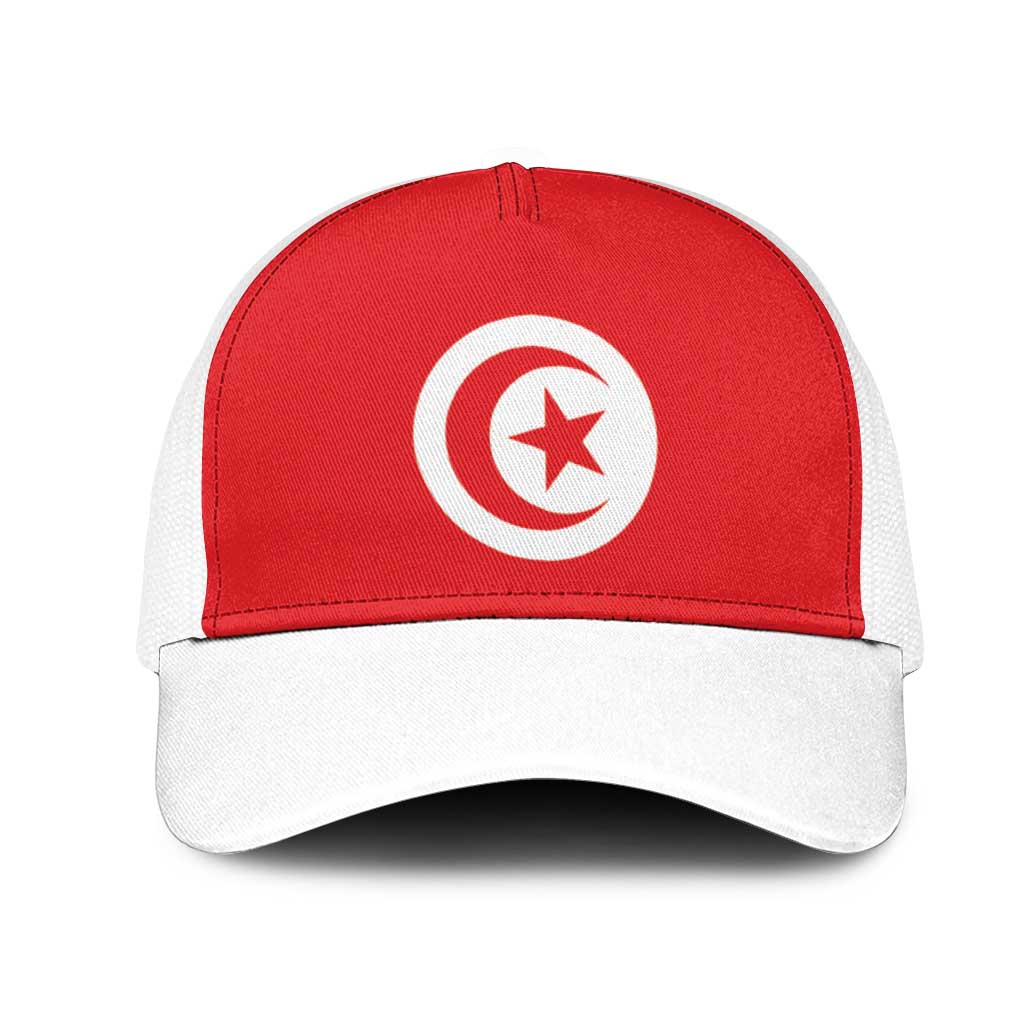 Tunisia Baseball Net Cap Flag Color Inspiration - African Pride