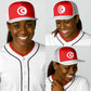 Tunisia Baseball Net Cap Flag Color Inspiration - African Pride