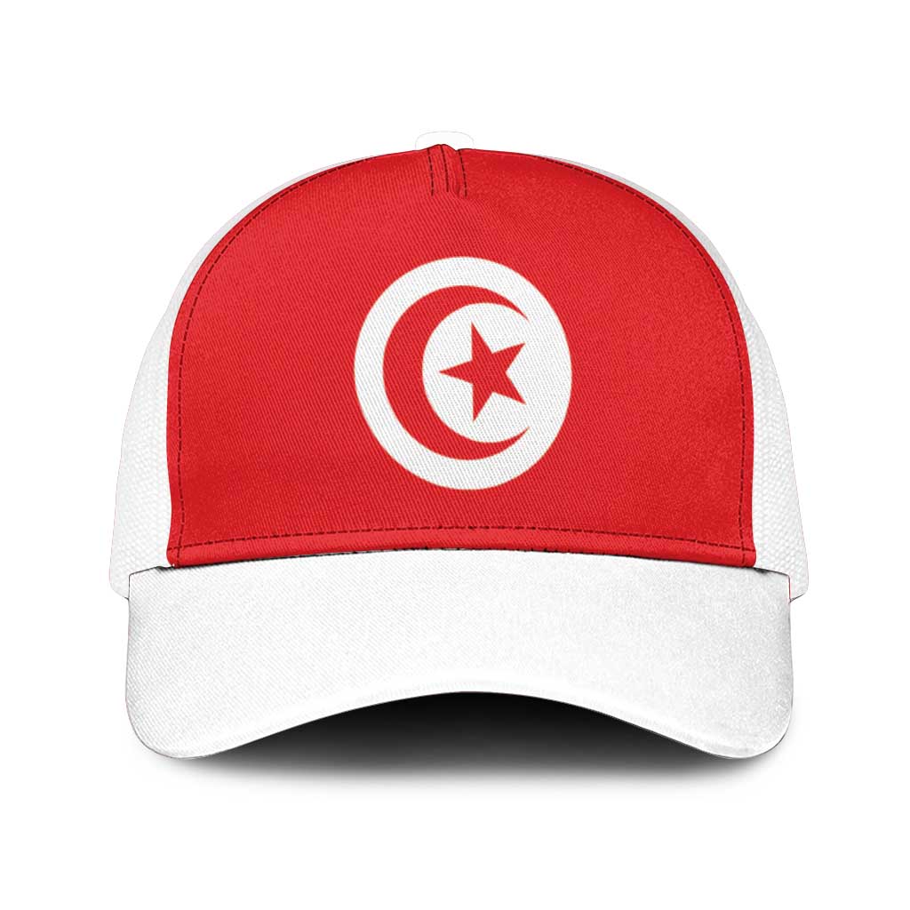 Tunisia Mesh Trucker Cap Flag Color Inspiration - African Pride