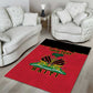 Personalized Afro-Haitians 1964 Area Rug Coat Of Arms Flag Style - African Pride
