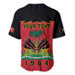 Personalized Afro-Haitians 1964 Baseball Jersey Coat Of Arms Flag Style - African Pride