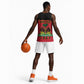 Personalized Afro-Haitians 1964 Basketball Jersey Coat Of Arms Flag Style - African Pride