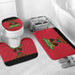 Personalized Afro-Haitians 1964 Bathroom Set Coat Of Arms Flag Style