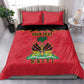 Personalized Afro-Haitians 1964 Bedding Set Coat Of Arms Flag Style - African Pride