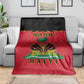 Personalized Afro-Haitians 1964 Blanket Coat Of Arms Flag Style - African Pride