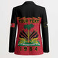 Personalized Afro-Haitians 1964 Blazer Coat Of Arms Flag Style
