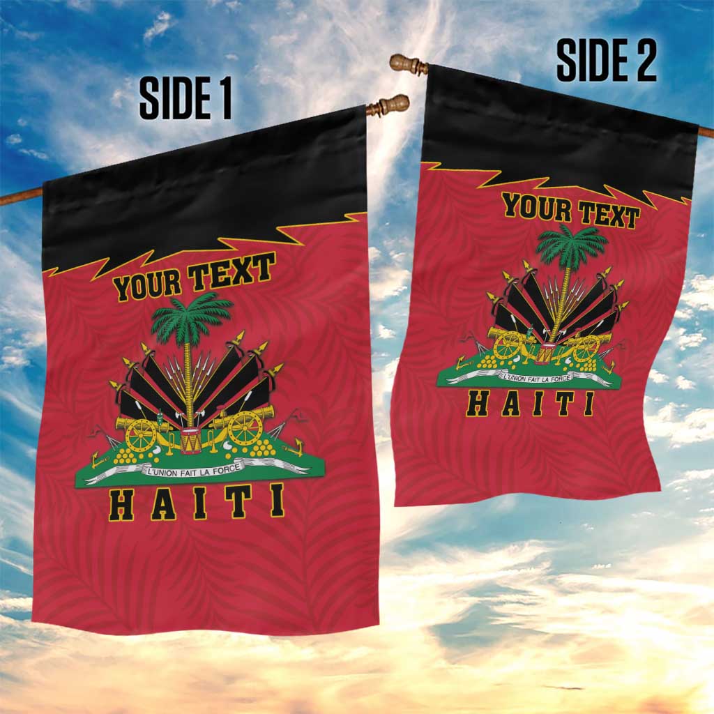 Personalized Afro-Haitians 1964 Garden Flag Coat Of Arms Flag Style - African Pride