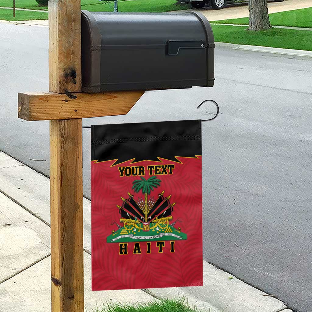 Personalized Afro-Haitians 1964 Garden Flag Coat Of Arms Flag Style - African Pride