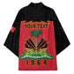 Personalized Afro-Haitians 1964 Kimono Coat Of Arms Flag Style