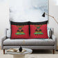 Personalized Afro-Haitians 1964 Pillow Cover Coat Of Arms Flag Style