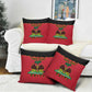 Personalized Afro-Haitians 1964 Pillow Cover Coat Of Arms Flag Style