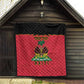 Personalized Afro-Haitians 1964 Quilt Coat Of Arms Flag Style - African Pride