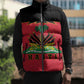 Personalized Afro-Haitians 1964 Sleeveless Puffer Jacket Coat Of Arms Flag Style