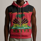 Personalized Afro-Haitians 1964 Sleeveless Zip Hoodie Coat Of Arms Flag Style - African Pride