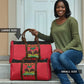 Personalized Afro-Haitians 1964 Travel Bag Coat Of Arms Flag Style