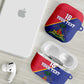 Custom Afro Haiti Football AirPods Case Les Grenadiers