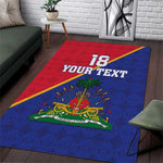 Custom Afro Haiti Football Area Rug Les Grenadiers - African Pride