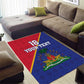 Custom Afro Haiti Football Area Rug Les Grenadiers - African Pride