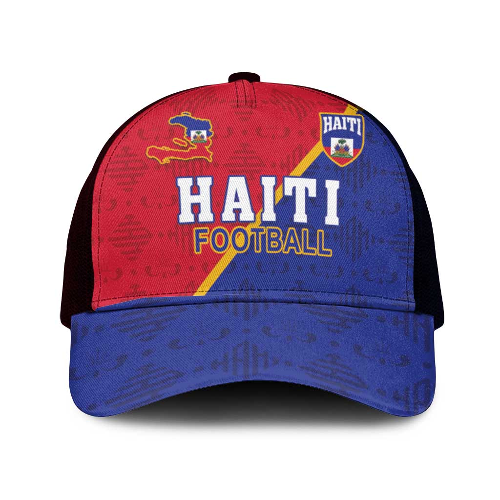 Afro Haiti Football Baseball Net Cap Les Grenadiers - African Pride