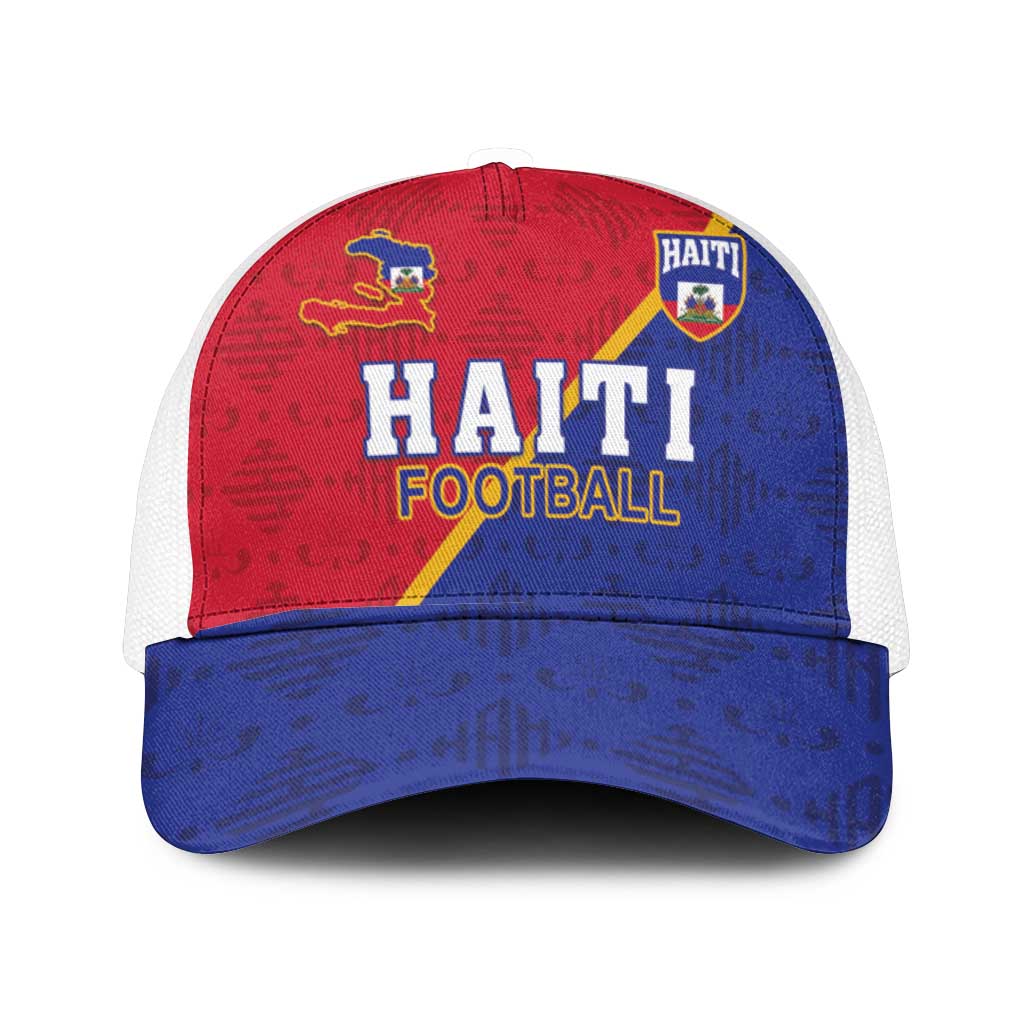 Afro Haiti Football Baseball Net Cap Les Grenadiers - African Pride