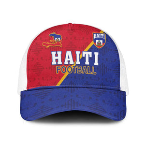 Afro Haiti Football Baseball Net Cap Les Grenadiers - African Pride