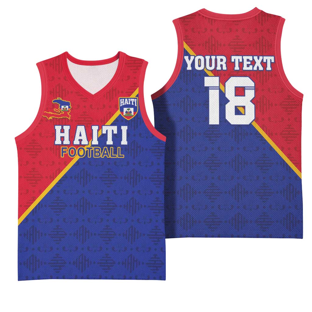 Custom Afro Haiti Football Basketball Jersey Les Grenadiers - African Pride