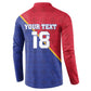 Custom Afro Haiti Football Button Sweatshirt Les Grenadiers