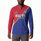 Custom Afro Haiti Football Button Sweatshirt Les Grenadiers