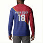 Custom Afro Haiti Football Button Sweatshirt Les Grenadiers