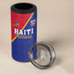 Custom Afro Haiti Football 4 in 1 Can Cooler Tumbler Les Grenadiers - African Pride