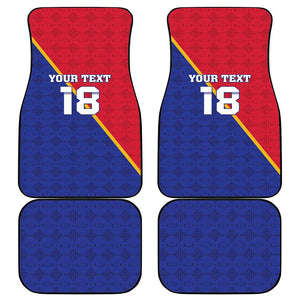 Custom Afro Haiti Football Car Mats Les Grenadiers - African Pride