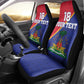 Custom Afro Haiti Football Car Seat Cover Les Grenadiers - African Pride