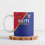 Custom Afro Haiti Football Ceramic Mug Les Grenadiers