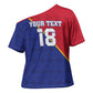 Custom Afro Haiti Football Cross Shoulder Shirt Les Grenadiers