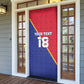 Custom Afro Haiti Football Door Cover Les Grenadiers