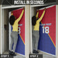 Custom Afro Haiti Football Door Cover Les Grenadiers
