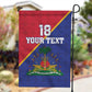 Custom Afro Haiti Football Garden Flag Les Grenadiers - African Pride