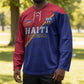 Custom Afro Haiti Football Hockey Jersey Les Grenadiers