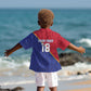 Custom Afro Haiti Football Kid Hawaiian Shirt Les Grenadiers - African Pride