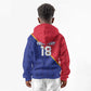 Custom Afro Haiti Football Kid Hoodie Les Grenadiers - African Pride