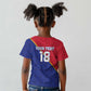 Custom Afro Haiti Football Kid T shirt Les Grenadiers - African Pride